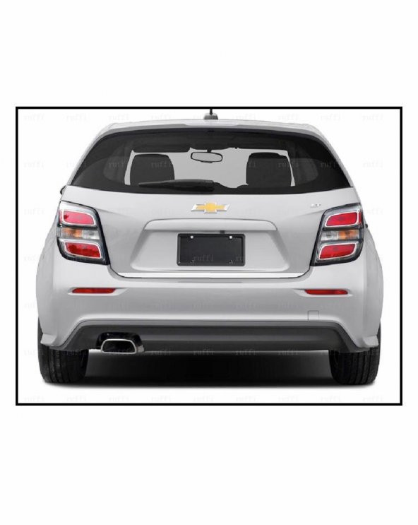 FAMS OTO AKSESUAR Chevrolet Aveo HB Krom Bagaj Alt Çıtası  2011 üzeri P.ÇELİK - 2
