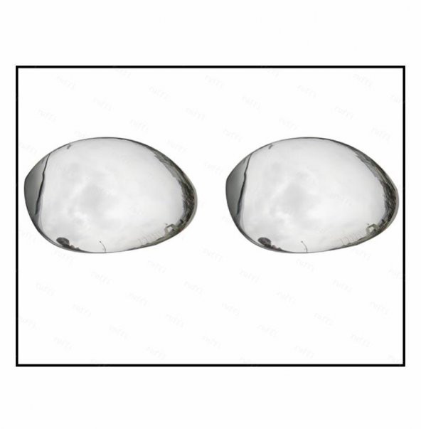 FAMS OTO AKSESUAR Peugeot 206 / 206 Plus Krom Ayna Kapağı 2prç. 1998 Üzeri P. Çelik - Resim 3