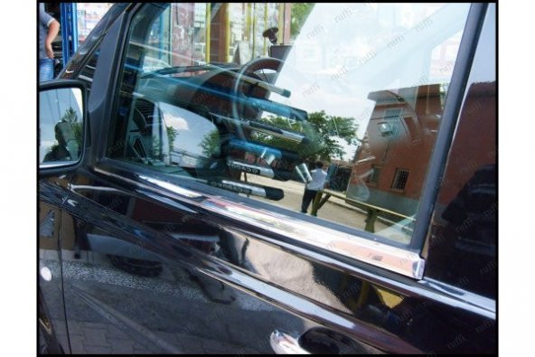FAMS OTO AKSESUAR M. Benz Vito W639 Krom Cam Çıtası 2 parça  2003-2014 arası Paslanmaz Çelik - 4