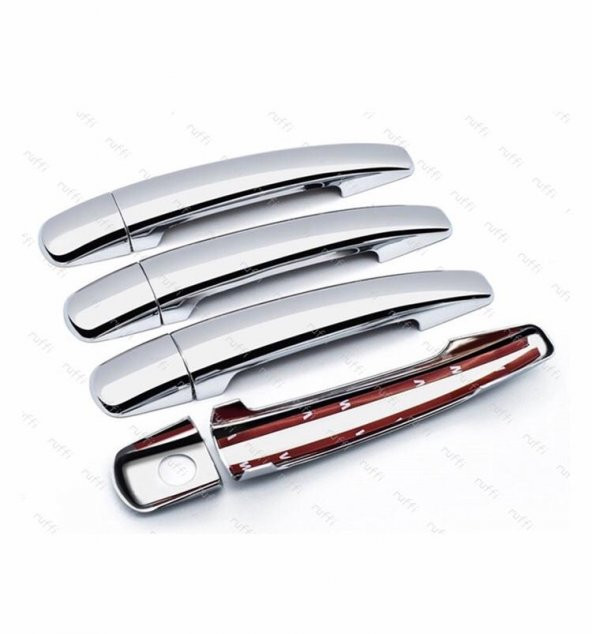 FAMS OTO AKSESUAR Peugeot 208 Krom Kapı Kolu 4 kapı 2012 Üzeri P. Çelik - Resim 2