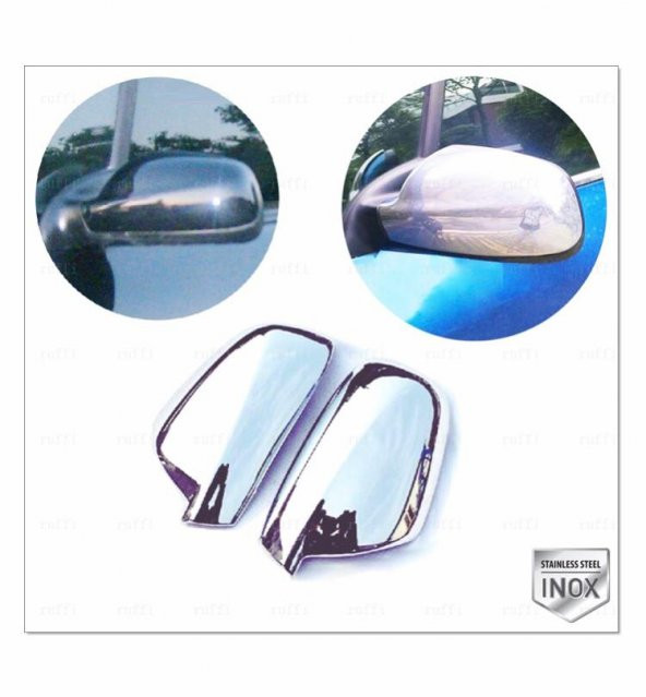 FAMS OTO AKSESUAR Peugeot 307 Krom Ayna Kapağı 2 prç. 2001 Üzeri P. Çelik ürün görseli