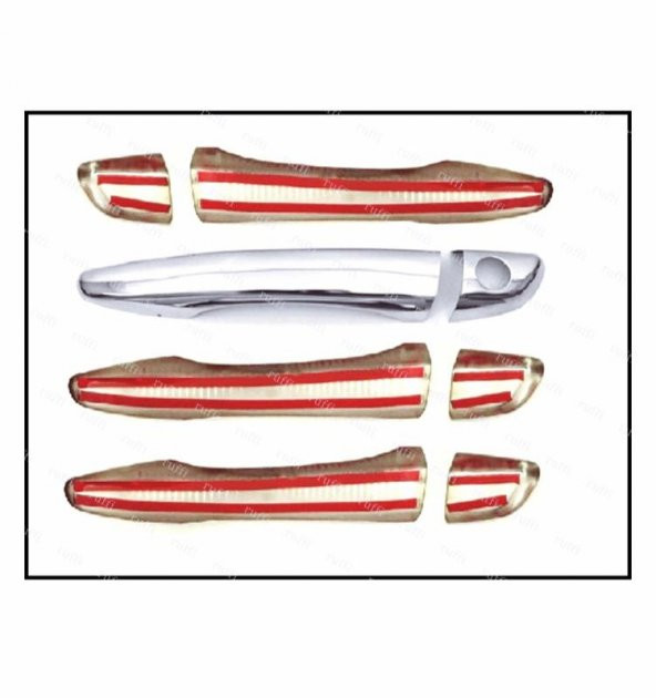 FAMS OTO AKSESUAR Peugeot 3008  Krom Kapı Kolu 4 kapı 2016 üzeri P.Çelik - Resim 3