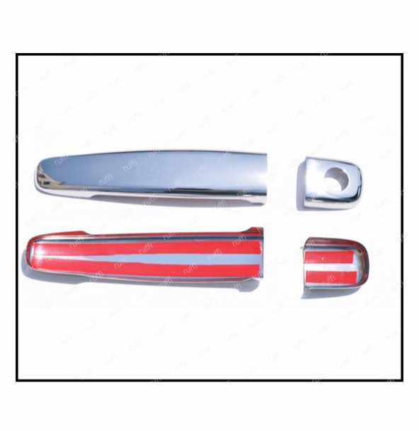 FAMS OTO AKSESUAR Peugeot 307 CC Krom Kapı Kolu 2 Kapı 2000 Üzeri P. Çelik - Resim 2