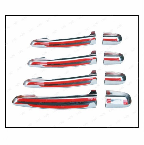 FAMS OTO AKSESUAR Peugeot 307 Krom Kapı Kolu 4 Kapı 2001  Üzeri P. Çelik - 3