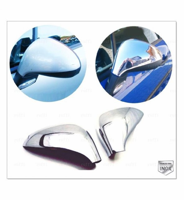 FAMS OTO AKSESUAR Peugeot 308 Krom Ayna Kapağı 2 prç. 2007-2013 Arası P. Çelik