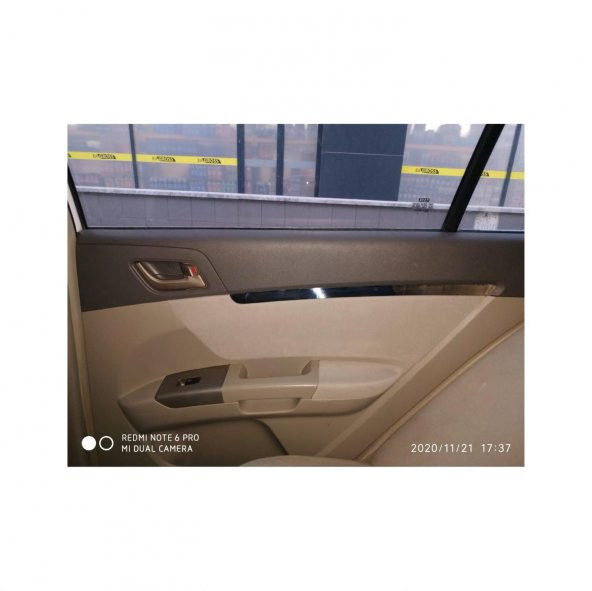 FAMS OTO AKSESUAR Geely Emgrand Krom İç Kapı Çıtası 7 prç. 2011-2013 Paslanmaz Çelik - 3