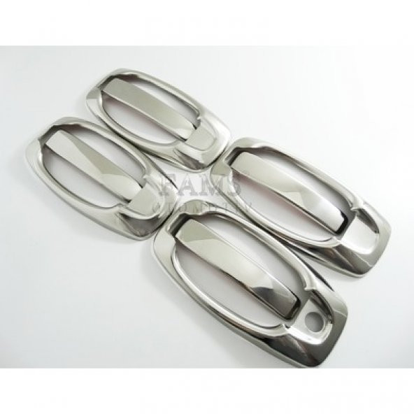 FAMS OTO AKSESUAR Peugeot Bipper Krom Kapı Kolu+Çerçeve 4 Kapı 8 prç. 2008 Üzeri ürün görseli