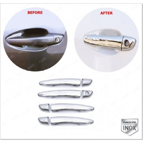 FAMS OTO AKSESUAR Peugeot 508 Krom Kapı Kolu 4 kapı 2010-2018 Arası P.Çelik ürün görseli