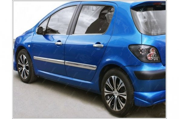FAMS OTO AKSESUAR Peugeot 307 Krom Cam Çıtası 4 prç. 2001 Üzeri P. Çelik - 2