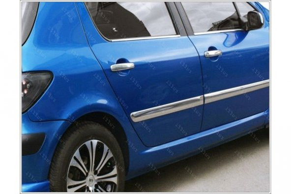FAMS OTO AKSESUAR Peugeot 307 Krom Cam Çıtası 4 prç. 2001 Üzeri P. Çelik - 4