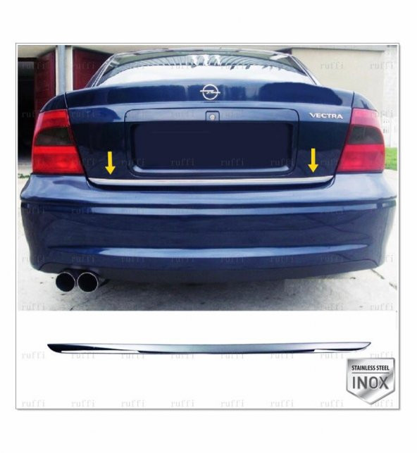FAMS OTO AKSESUAR Opel Vectra B Krom Bagaj Alt Çıtası 1995-2003 P.Çelik