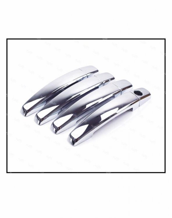 FAMS OTO AKSESUAR Opel Corsa D Krom Kapı Kolu  4 Kapı 2007 Üzeri P. ÇELİK - Resim 2