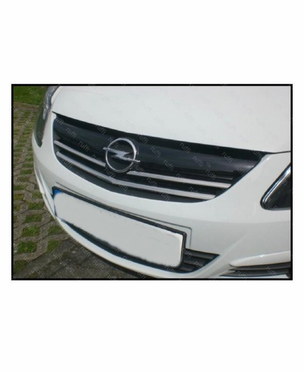FAMS OTO AKSESUAR Opel Corsa D Krom Ön Panjur 3 prç. 2007-2014 Arası P. Çelik - 3