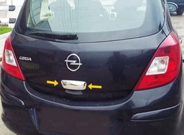 FAMS OTO AKSESUAR Opel Corsa D Krom Bagaj Açma 2006-2014 Arası Paslanmaz Çelik ürün görseli