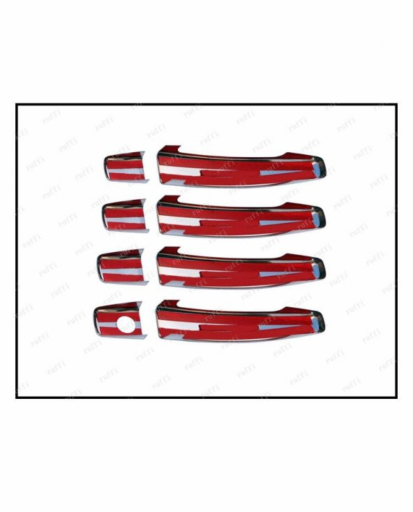 FAMS OTO AKSESUAR Opel Corsa D Krom Kapı Kolu  4 Kapı 2007 Üzeri P. ÇELİK - Resim 3