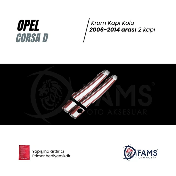 FAMS OTO AKSESUAR OPEL CORSA D 2006-2014 Kapı Kolu 2 kapı P.Çelik - Resim 3