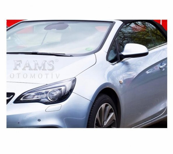 FAMS OTO AKSESUAR Opel Cascada Krom Ayna Kapağı 2 prç. 2013 Üzeri P. Çelik
