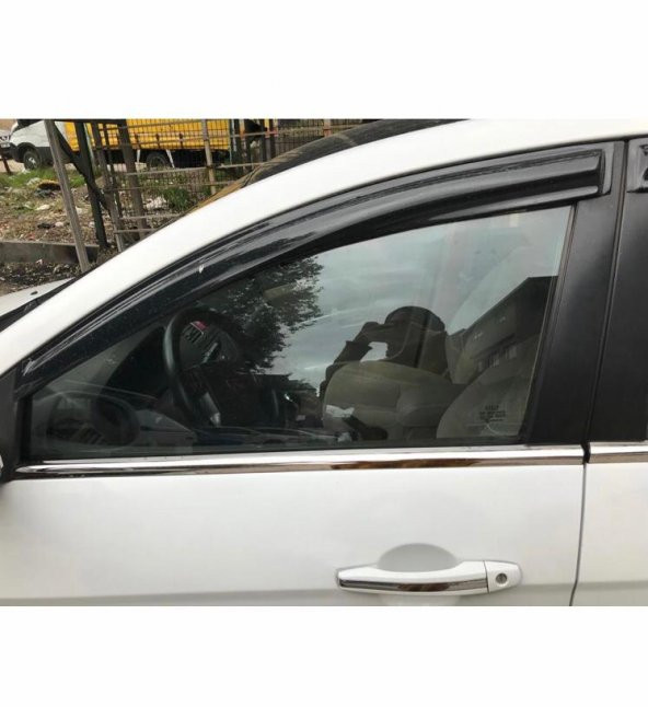 FAMS OTO AKSESUAR Geely Emgrand  HB/SEDAN Krom Cam Çıtası 4 prç. 2011-2013 arası Paslanmaz Çelik - 4