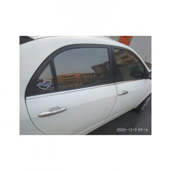 FAMS OTO AKSESUAR Geely FC Krom Cam Çıtası 4 prç. 2010-2012 Paslanmaz Çelik - 3