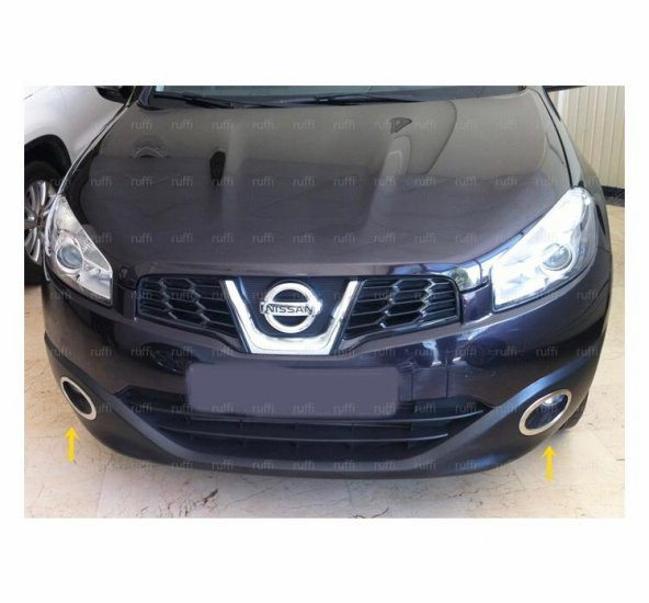 FAMS OTO AKSESUAR Nissan Qashqai Krom Sis Çerçevesi  2010-2014 Paslanmaz Çelik ürün görseli