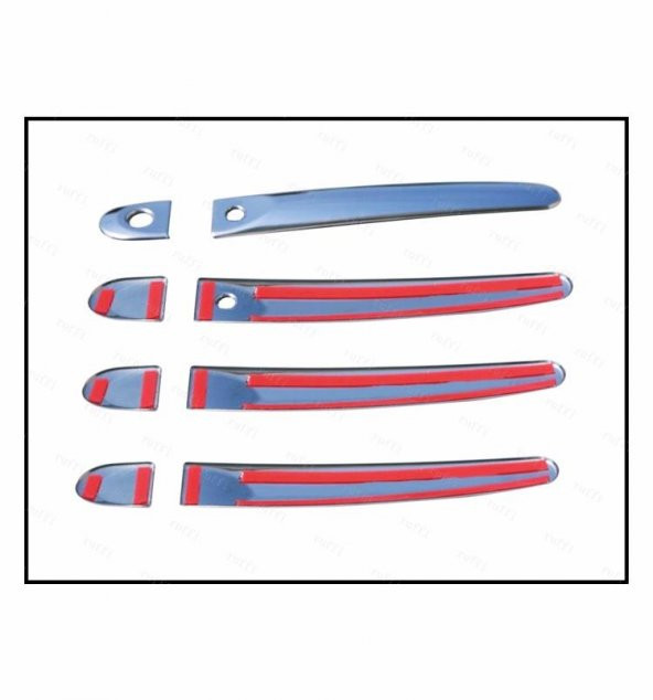 FAMS OTO AKSESUAR Nissan NOTE Krom Kapı Kolu 4 kapı 2013 üzeri (Sensörlü) P.ÇELİK - Resim 3