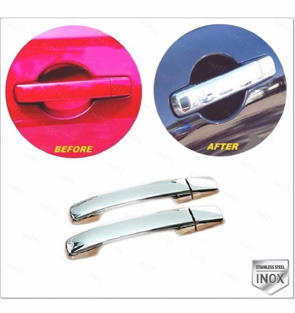 FAMS OTO AKSESUAR Nissan Navara Krom Kapı Kolu 2 Kapı 2006-2015 ARASI P. Çelik ürün görseli