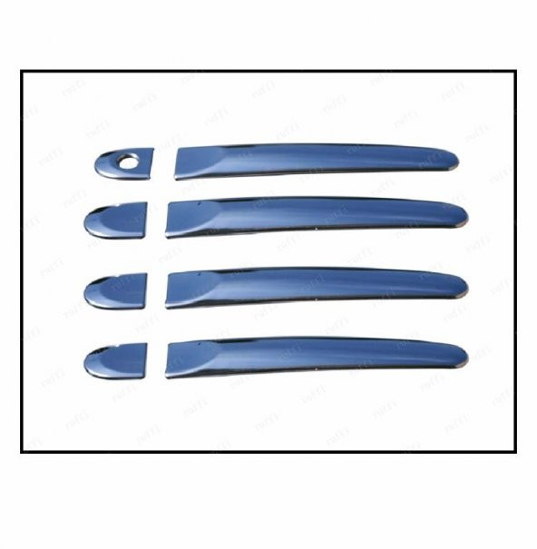 FAMS OTO AKSESUAR Nissan Micra Krom Kapı Kolu 4 kapı 2010-2016 arası PASLANMAZ ÇELİK - Resim 2