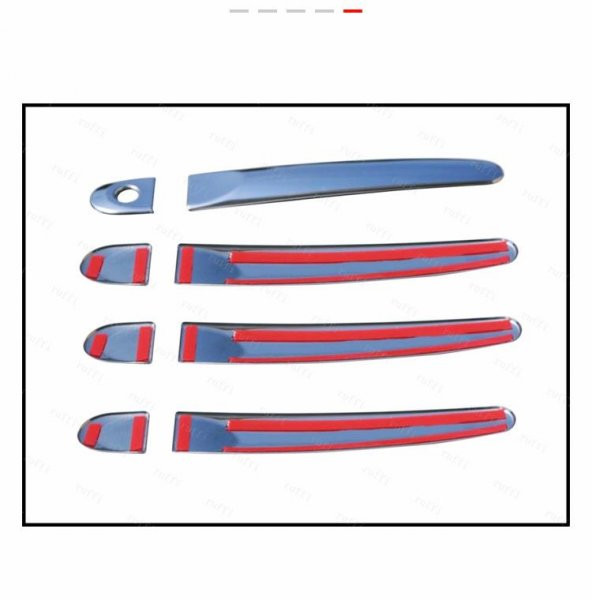 FAMS OTO AKSESUAR Nissan Micra Krom Kapı Kolu 4 kapı 2010-2016 arası PASLANMAZ ÇELİK - Resim 3