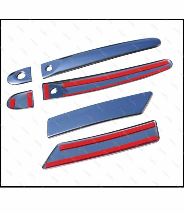 FAMS OTO AKSESUAR Nissan Juke Krom Kapı Kolu  4 kapı 2010 Üzeri (Sensörlü) - Resim 3