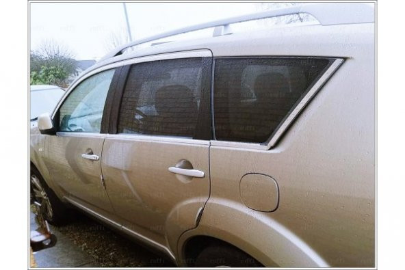 FAMS OTO AKSESUAR Mitsubishi Outlander Krom Cam Çıtası 8 parça 2006-2012 arası Paslanmaz Çelik - 4