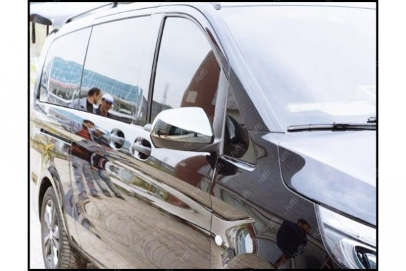FAMS OTO AKSESUAR Mercedes Vito W447 Krom Ayna Kapağı 2 prç. 2014 ve üzeri Paslanmaz Çelik - Resim 2