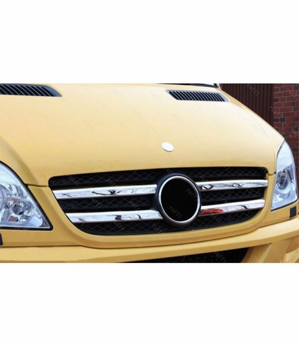 FAMS OTO AKSESUAR Mercedes Sprinter W906 Krom Ön Panjur 4 prç. 2006-2013 P.Çelik - Resim 2