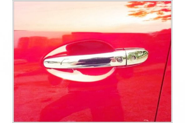 FAMS OTO AKSESUAR Mazda 2 Krom Kapı Kolu 2 Kapı 2007 Üzeri P. Çelik (SENSÖRLÜ) - Resim 2