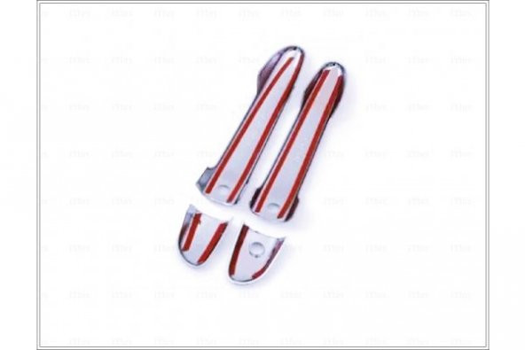 FAMS OTO AKSESUAR Mazda 2 Krom Kapı Kolu 2 Kapı 2007 Üzeri P. Çelik (SENSÖRLÜ) - Resim 4