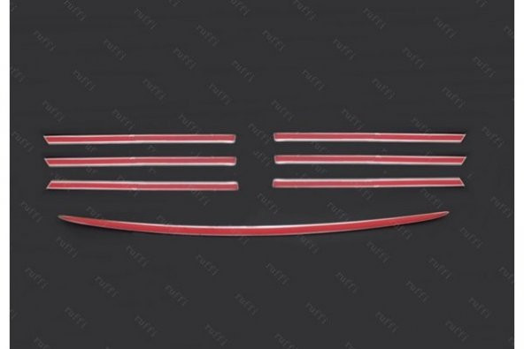 FAMS OTO AKSESUAR Mercedes Vito W639 Krom Ön Panjur 7 parça 2003-2010 Paslanmaz Çelik - 5