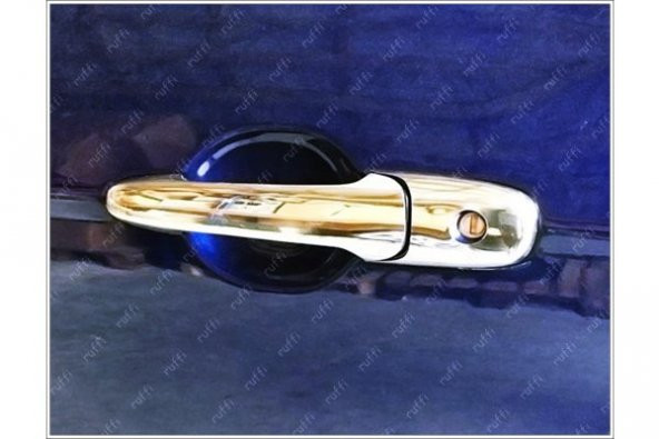 FAMS OTO AKSESUAR Lincoln MKZ Krom Kapı Kolu 4 Kapı 2007-2010 P. Çelik - Resim 2