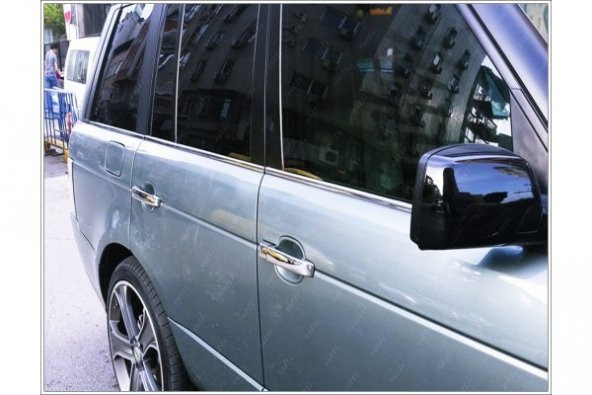 FAMS OTO AKSESUAR Land Range Rover 3 L322 Krom Cam Çıtası 6 parça 2002-2012 arası Paslanmaz Çelik - 3