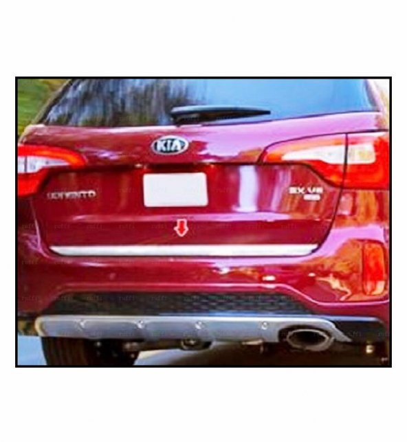 FAMS OTO AKSESUAR Kia Sorento Krom Alt Bagaj Çıtası 2009-2015 arası P.ÇELİK - 1