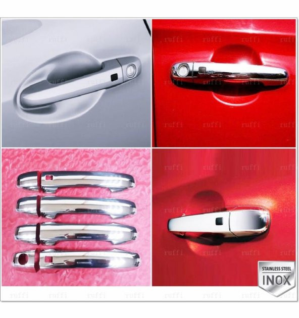 FAMS OTO AKSESUAR Hyundai i30 Krom Kapı Kolu 4 Kapı 2006-2012 ARASI P.Çelik SENSÖRLÜ ürün görseli