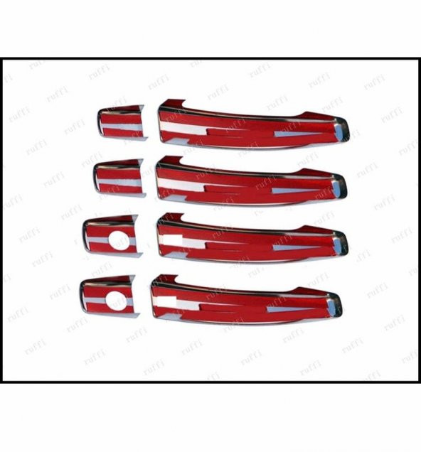 FAMS OTO AKSESUAR Hyundai i30 Krom Kapı Kolu 4 Kapı 2006-2012 ARASI P.Çelik SENSÖRLÜ - Resim 3