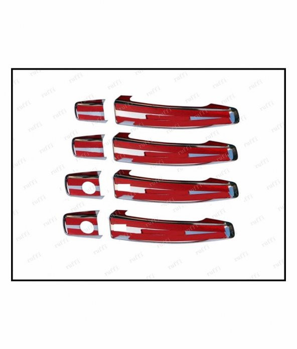 FAMS OTO AKSESUAR Hyundai i20 Krom Kapı Kolu 4 Kapı 2008-2014 P. Çelik (SENSÖRLÜ) - Resim 4