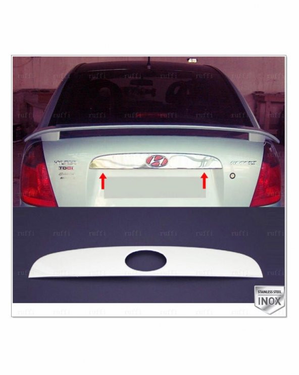 FAMS OTO AKSESUAR Hyundai Accent Era Krom Bagaj Çıtası 2005 Üzeri P. Çelik