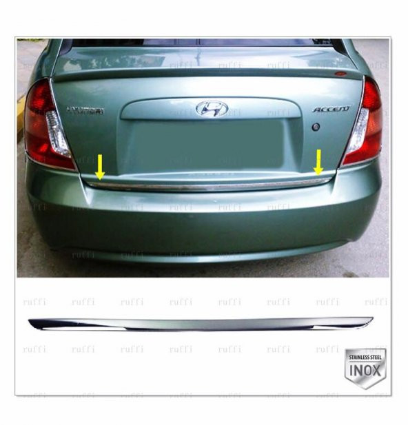 FAMS OTO AKSESUAR Hyundai Accent Era Bagaj Alt Çıtası 2006 Üzeri P.Çelik - 1