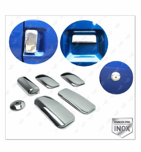 FAMS OTO AKSESUAR Ford Transit Krom Kapı Kolu 5 Kapı 6 prç. 2003-2014 arası P. Çelik