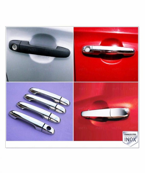 FAMS OTO AKSESUAR Hyundai i20 Krom Kapı Kolu 4 Kapı 2008-2014 ARASI P.ÇELİK