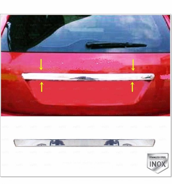 FAMS OTO AKSESUAR Ford Fusion Krom Bagaj  Çıtası 2002 Üzeri P. Çelik - 1