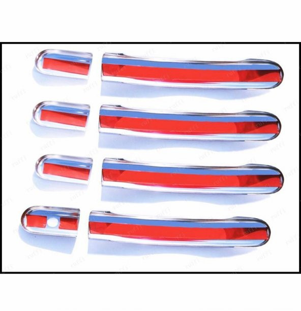 FAMS OTO AKSESUAR Ford Fusion Krom Kapı Kolu 4 kapı 2002 Üzeri P. Çelik - Resim 2