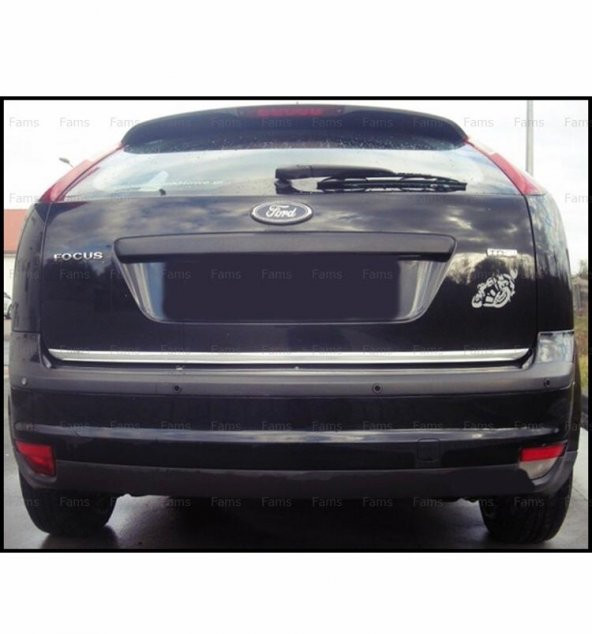 FAMS OTO AKSESUAR Ford Focus 2 Krom Bagaj Alt Çıtası 2005-2011 Arası P.Çelik (HB)