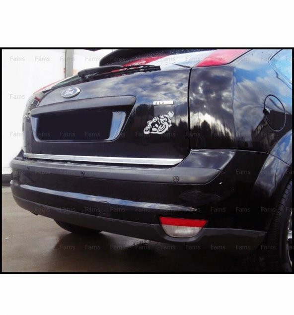 FAMS OTO AKSESUAR Ford Focus 2 Krom Bagaj Alt Çıtası 2005-2011 Arası P.Çelik (HB) - 2