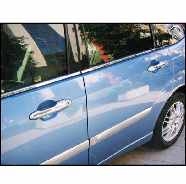 FAMS OTO AKSESUAR Ford Focus 1 Krom Kapı Kolu 4 kapı 1998-2005 P.Çelik (Çift Delik)